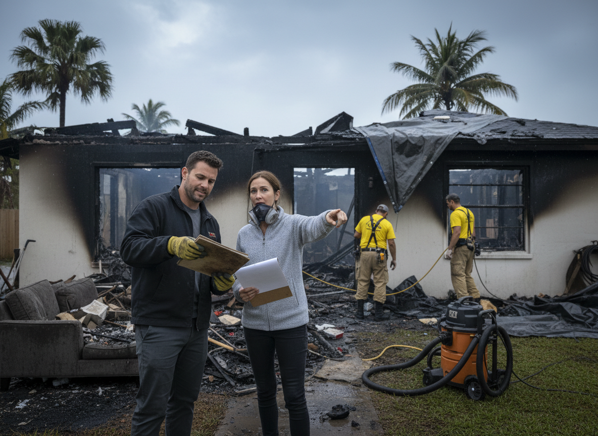 What to Do Right After a House Fire in Surfside