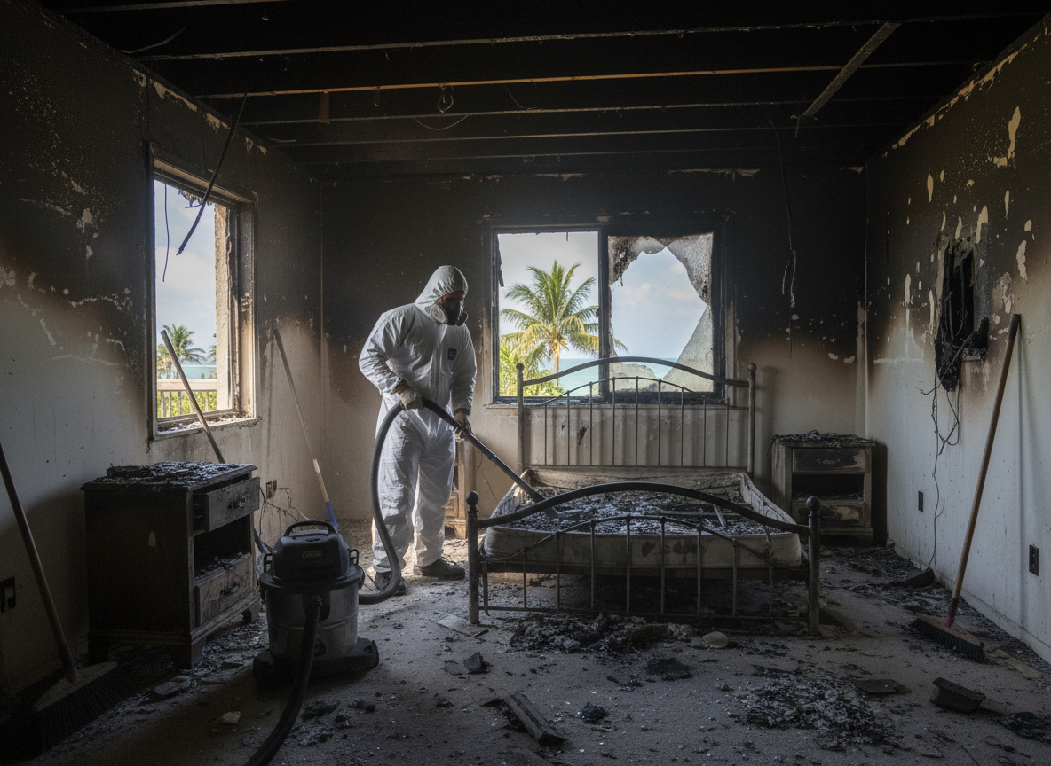 Fire Damage Restoration in Newport Beach