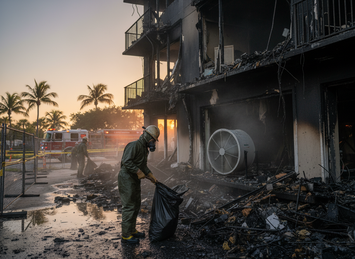 Fire Damage Restoration in Marina Park