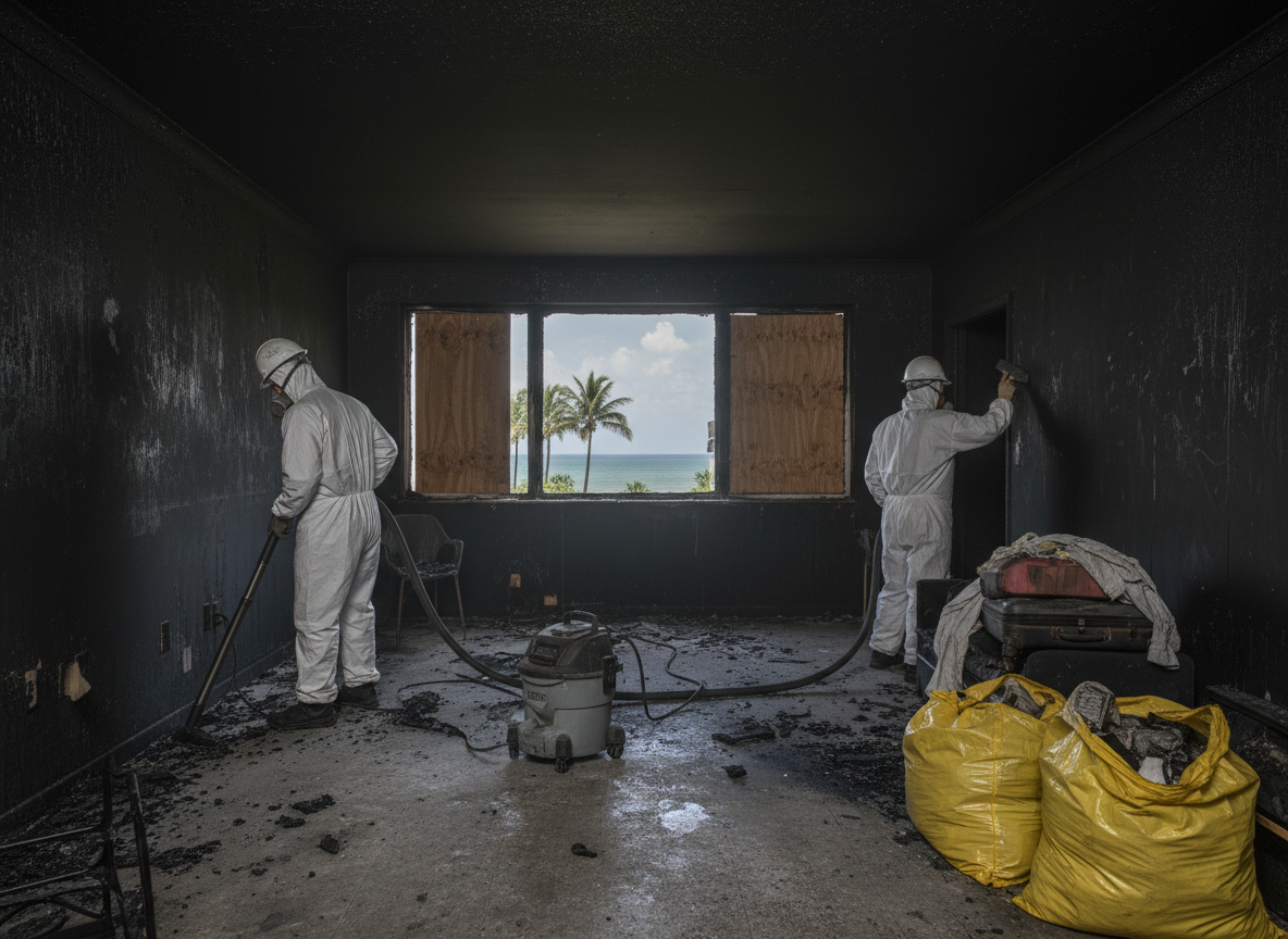 Tenant Fire Damage Cleanup in Surfside, CA